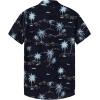 imageKYKU Hawaiian Shirt for Men Beach Vacation Summer Short Sleeve Button Down Mens Shirts Casual StylishDark Navy Men Hawaiian Button Down Shirts