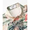 imageKYKU Hawaiian Shirt for Men Beach Vacation Summer Short Sleeve Button Down Mens Shirts Casual StylishFlamingos Beige Men Hawaiian Button Shirt