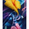 imageKYKU Hawaiian Shirt for Men Beach Vacation Summer Short Sleeve Button Down Mens Shirts Casual StylishFlamingos Multicolor Men Hawaiian Button Shirt