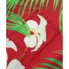 imageKYKU Hawaiian Shirt for Men Beach Vacation Summer Short Sleeve Button Down Mens Shirts Casual StylishFlorals Red Men Hawaiian Button Shirts