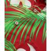 imageKYKU Hawaiian Shirt for Men Beach Vacation Summer Short Sleeve Button Down Mens Shirts Casual StylishFlorals Red Men Hawaiian Button Shirts
