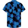 imageKYKU Hawaiian Shirt for Men Beach Vacation Summer Short Sleeve Button Down Mens Shirts Casual StylishFlower Black Men Hawaiian Button Shirts