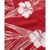 imageKYKU Hawaiian Shirt for Men Beach Vacation Summer Short Sleeve Button Down Mens Shirts Casual StylishFlower Red Men Hawaiian Button Shirts