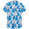 imageKYKU Hawaiian Shirt for Men Beach Vacation Summer Short Sleeve Button Down Mens Shirts Casual StylishFlower White Men Hawaiian Button Shirts