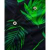 imageKYKU Hawaiian Shirt for Men Beach Vacation Summer Short Sleeve Button Down Mens Shirts Casual StylishLeaf Green Men Hawaiian Button Shirts