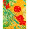 imageKYKU Hawaiian Shirt for Men Beach Vacation Summer Short Sleeve Button Down Mens Shirts Casual StylishLeaf Yellow Men Hawaiian Button Shirt