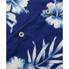 imageKYKU Hawaiian Shirt for Men Beach Vacation Summer Short Sleeve Button Down Mens Shirts Casual StylishRoyal Blue Hawaiian Men Button Down Shirt