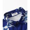 imageKYKU Hawaiian Shirt for Men Beach Vacation Summer Short Sleeve Button Down Mens Shirts Casual StylishRoyal Blue Hawaiian Men Button Down Shirt