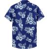 imageKYKU Hawaiian Shirt for Men Beach Vacation Summer Short Sleeve Button Down Mens Shirts Casual StylishRoyal Blue Hawaiian Men Button Down Shirt
