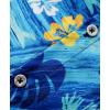 imageKYKU Hawaiian Shirt for Men Beach Vacation Summer Short Sleeve Button Down Mens Shirts Casual StylishShark Blue Men Hawaiian Button Shirt