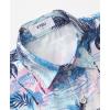 imageKYKU Hawaiian Shirt for Men Beach Vacation Summer Short Sleeve Button Down Mens Shirts Casual StylishTree Multicolor Men Hawaiian Button Shirt