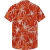 imageKYKU Hawaiian Shirt for Men Beach Vacation Summer Short Sleeve Button Down Mens Shirts Casual StylishTree Red Hawaiian Men Button Down Shirt