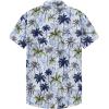 imageKYKU Hawaiian Shirt for Men Beach Vacation Summer Short Sleeve Button Down Mens Shirts Casual StylishTree White Men Hawaiian Button Shirt