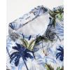 imageKYKU Hawaiian Shirt for Men Beach Vacation Summer Short Sleeve Button Down Mens Shirts Casual StylishTree White Men Hawaiian Button Shirt