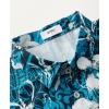 imageKYKU Hawaiian Shirt for Men Beach Vacation Summer Short Sleeve Button Down Mens Shirts Casual StylishTropical Blue Men Hawaiian Button Shirts