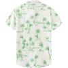 imageKYKU Hawaiian Shirt for Men Beach Vacation Summer Short Sleeve Button Down Mens Shirts Casual StylishWhite Green Hawaiian Men Button Down Shirt