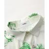 imageKYKU Hawaiian Shirt for Men Beach Vacation Summer Short Sleeve Button Down Mens Shirts Casual StylishWhite Green Hawaiian Men Button Down Shirt