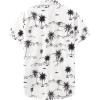 imageKYKU Hawaiian Shirt for Men Beach Vacation Summer Short Sleeve Button Down Mens Shirts Casual StylishWhite Men Hawaiian Button Down Shirts