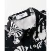 imageKYKU Hawaiian Mens Shirts Casual Beach Vacation Tropical Mens Button Down Short Sleeve Shirt with PocketBeach Black Men Hawaiian Button Shirt