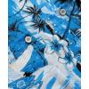 imageKYKU Hawaiian Mens Shirts Casual Beach Vacation Tropical Mens Button Down Short Sleeve Shirt with PocketBeach Blue Men Hawaiian Button Shirt