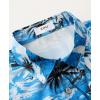 imageKYKU Hawaiian Mens Shirts Casual Beach Vacation Tropical Mens Button Down Short Sleeve Shirt with PocketBeach Blue Men Hawaiian Button Shirt
