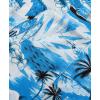 imageKYKU Hawaiian Mens Shirts Casual Beach Vacation Tropical Mens Button Down Short Sleeve Shirt with PocketBeach Blue Men Hawaiian Button Shirt