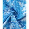 imageKYKU Hawaiian Mens Shirts Casual Beach Vacation Tropical Mens Button Down Short Sleeve Shirt with PocketBeach Blue White Men Hawaiian Button Shirt