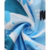imageKYKU Hawaiian Mens Shirts Casual Beach Vacation Tropical Mens Button Down Short Sleeve Shirt with PocketBlue Mens Shirts Casual