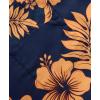 imageKYKU Hawaiian Mens Shirts Casual Beach Vacation Tropical Mens Button Down Short Sleeve Shirt with PocketBlue Orange Hawaiian Men Button Down Shirt