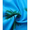 imageKYKU Hawaiian Mens Shirts Casual Beach Vacation Tropical Mens Button Down Short Sleeve Shirt with PocketBlue Tropical Hawaiian Shirt Men