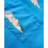 imageKYKU Hawaiian Mens Shirts Casual Beach Vacation Tropical Mens Button Down Short Sleeve Shirt with PocketBlue Tropical Hawaiian Shirt Men