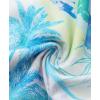 imageKYKU Hawaiian Mens Shirts Casual Beach Vacation Tropical Mens Button Down Short Sleeve Shirt with PocketBlue White Hawaiian Men Button Down Shirt