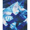 imageKYKU Hawaiian Mens Shirts Casual Beach Vacation Tropical Mens Button Down Short Sleeve Shirt with PocketFlorals Blue Men Hawaiian Button Shirt