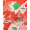 imageKYKU Hawaiian Mens Shirts Casual Beach Vacation Tropical Mens Button Down Short Sleeve Shirt with PocketFlorals Red Men Hawaiian Button Shirt