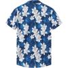 imageKYKU Hawaiian Mens Shirts Casual Beach Vacation Tropical Mens Button Down Short Sleeve Shirt with PocketFlorals White Men Hawaiian Button Shirt