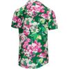 imageKYKU Hawaiian Mens Shirts Casual Beach Vacation Tropical Mens Button Down Short Sleeve Shirt with PocketGreen Hawaiian Men Button Down Shirt