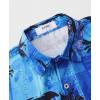 imageKYKU Hawaiian Mens Shirts Casual Beach Vacation Tropical Mens Button Down Short Sleeve Shirt with PocketGuitar Blue Men Hawaiian Button Shirt