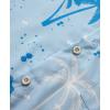 imageKYKU Hawaiian Mens Shirts Casual Beach Vacation Tropical Mens Button Down Short Sleeve Shirt with PocketLight Blue Hawaiian Men Button Down Shirt
