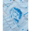 imageKYKU Hawaiian Mens Shirts Casual Beach Vacation Tropical Mens Button Down Short Sleeve Shirt with PocketLight Blue Hawaiian Men Button Down Shirt