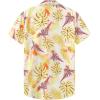 imageKYKU Hawaiian Mens Shirts Casual Beach Vacation Tropical Mens Button Down Short Sleeve Shirt with PocketMulticolor Men Hawaiian Button Down Shirts