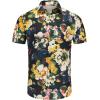imageKYKU Hawaiian Mens Shirts Casual Beach Vacation Tropical Mens Button Down Short Sleeve Shirt with PocketMulticolor Mens Shirts Casual