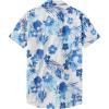 imageKYKU Hawaiian Mens Shirts Casual Beach Vacation Tropical Mens Button Down Short Sleeve Shirt with PocketPineapple White Men Hawaiian Button Shirt