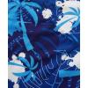 imageKYKU Hawaiian Mens Shirts Casual Beach Vacation Tropical Mens Button Down Short Sleeve Shirt with PocketTree Blue Hawaiian Men Button Down Shirt