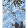 imageKYKU Hawaiian Mens Shirts Casual Beach Vacation Tropical Mens Button Down Short Sleeve Shirt with PocketTree Blue Men Hawaiian Button Shirt