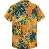 imageKYKU Hawaiian Mens Shirts Casual Beach Vacation Tropical Mens Button Down Short Sleeve Shirt with PocketYellow Hawaiian Men Button Down Shirt