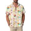 Tropical Multicolor Men Hawaiian Button Shirt