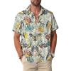 Vacations Multicolor Men Hawaiian Button Shirts