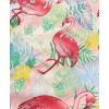imageKYKU Hawaiian Men Button Shirt Casual Summer Beach Short Sleeve Clothing Tropical Vacations Clothes with PocketFlamingos Multicolor Men Hawaiian Button Shirt