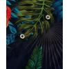 imageKYKU Hawaiian Shirt Button Men Parrots Print Short Sleeve Clothing Multicolor L