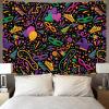 imageKYKU Mardi Gras House Decorations Mardi Gras Wall Hanging Carnival Tapestry for Bedroom Room Decor Living Party 591 x 591
